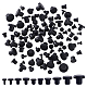 100Pcs 10 Styles Silicone Hole Plugs(AJEW-NB0007-79)-1