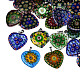 Handmade Millefiori Glass Pendants(X-LK-R005-03)-1