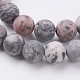 Chapelets de perles de jaspe zèbre rose naturel(X-G-J376-46F-8mm)-3