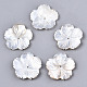 Natural White Shell Mother of Pearl Shell Beads(X-SSHEL-N032-18)-1