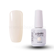 15ml Special Nail Gel, for Nail Art Stamping Print, Varnish Manicure Starter Kit, Ghost White, Bottle: 34x80mm(MRMJ-P006-D043)