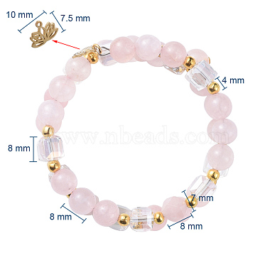 Deux boucles de bracelets de mode(BJEW-JB04689-03)-4