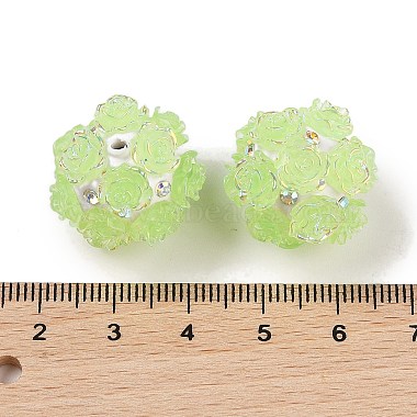 Handmade Polymer Clay Rhinestone Beads(CLAY-H004-06B)-3