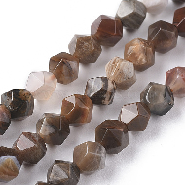 6mm Round Petrified Wood Beads