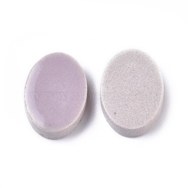 18mm Thistle Oval Porcelain Cabochons