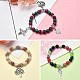 DIY Natural & Synthetic Mixed Gemstone Stretch Bracelets Making Kit(DIY-YW0008-58)-6