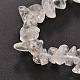 Chips Natural Quartz Crystal Beaded Stretch Bracelets(X-BJEW-JB01826-05)-2