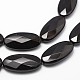 Natural Black Onyx Beads Strands(G-P161-47-40x20mm)-3