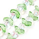 Chapelets de perles en verre transparent électrolytique(LAMP-H061-02G)-1