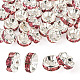 30Stk. 2 Farben Messing-Strass-Abstandsperlen(RB-TA0001-29G)-1