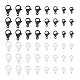 48Pcs 8 Styles Spray Painted 304 Stainless Steel Lobster Claw Clasps(STAS-UN0050-07)-1