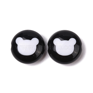 Black Bear Acrylic Beads