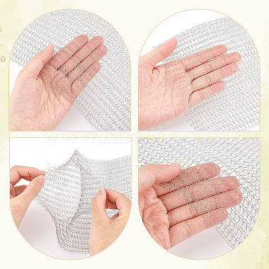 6M 304 Stainless Steel Insect Repellent Mesh Sheet(AJEW-WH0528-05B)-4