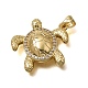 Brass Micro Pave Clear Cubic Zirconia Pendants(CU-CBA637A-05G-A)-2
