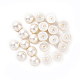 Shell Pearl Half Drilled Beads(BSHE-G011-01-10mm)-2