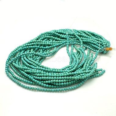 Synthetical Turquoise Beads Strands(X-TURQ-GSR4mm129)-3