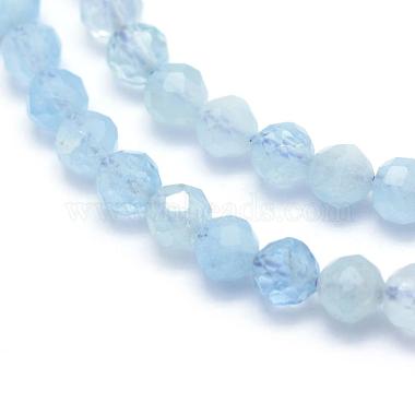 Natural Aquamarine Beads Strands(G-E411-19B-2mm)-3