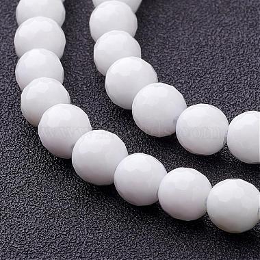 Synthetic White Agate Beads Strands(G-D419-8mm-01)-2