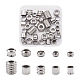 50Pcs 10 Style 304 Stainless Steel Grooved Beads(STAS-FW0001-19)-2