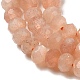 Chapelets de perles de sunstone naturelle naturelles(G-F460-02)-3