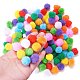 25mm Multicolor Assorted Pom Poms Balls About 500pcs for DIY Doll Craft Party Decoration(AJEW-PH0001-25mm-M)-4