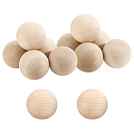 Unfinished Wood Round Ball, BurlyWood, 70mm(WOOD-WH0026-53)