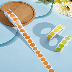 3 Rolls 3 Colors Paper Stickers, Round, Mixed Color, 13mm, 1000pcs/roll, 1 roll/color(AJEW-LP0002-84B)