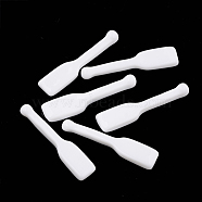 Resin Cabochons, Rowing Paddle, White, 21x4.5x1.5mm(CRES-S304-78)