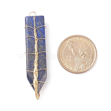 Natural Lapis Lazuli Big Pendants(PALLOY-JF01652-01)-4