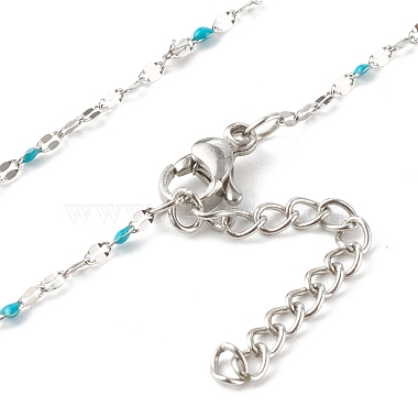 Adjustable Stainless Steel Slider Necklaces Making(AJEW-JB00991)-6