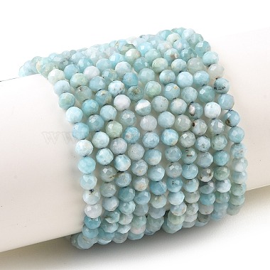 Natural Larimar Beads Strands(G-K376-A03-4mm)-2
