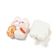 Christmas Rabbit Theme Opaque Resin Decoden Cabochons(CRES-B022-04A)-2