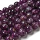Natural Lepidolite/Purple Mica Stone Beads Strands(G-L590-A01-01)-1