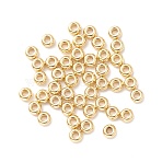 304 Stainless Steel Beads, Disc/Flat Round, Real 18K Gold Plated, 4x2mm, Hole: 1.5mm(STAS-N090-JA722-4)
