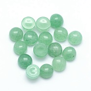 Natural Green Aventurine Cabochons, Half Round, 4x2~4mm(G-P393-R15-4mm)