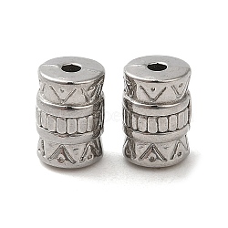 Non-Tarnish 304 Stainless Steel Beads, Column, Stainless Steel Color, 8.5x5.5mm, Hole: 1.5mm(STAS-I203-29P)