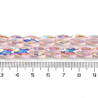 ab farbig plattierte transparente galvanisierte Perlenstränge(EGLA-H104-05C)-4
