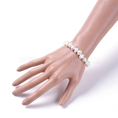 Natural Pearl Stretch Bracelets(BJEW-JB04735-01)-3