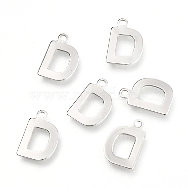 Stainless Steel Color Alphabet 201 Stainless Steel Charms