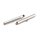 Non-Tarnish 304 Stainless Steel Slide On End Clasp Tubes(STAS-C044-08E-P)-2