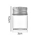 ясные стеклянные бутылки шарик контейнеры(CON-WH0085-75B-01)-1