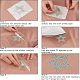 Fingerinspire 12piezas 4 diamantes de imitación de vidrio estilo hotfix(DIY-FG0002-64)-4