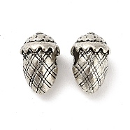 Tibetan Style Alloy European Beads, Large Hole Beads, Cadmium Free & Lead Free, Fruit, Antique Silver, 15x8.5x10mm, Hole: 4.5mm, about 333pcs/1000g(FIND-M047-14AS)