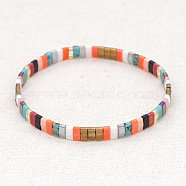 Rainbow Bohemian Style Original Design Fashion Tila Beaded Bracelet for Women.(RM1844-18)