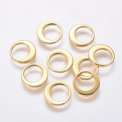 304 Stainless Steel Charms, Ring, Golden, 10x1mm(STAS-L234-075G)