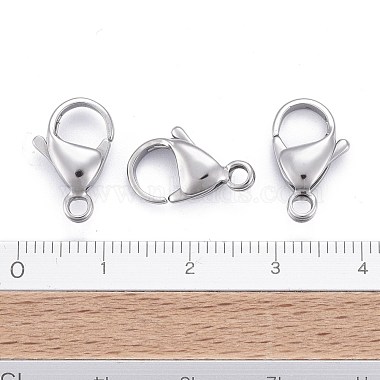 304 Stainless Steel Lobster Claw Clasps(X-STAS-AB15)-5