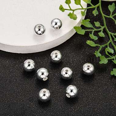 Plating Plastic Acrylic Round Beads(PACR-L003-10mm-S)-6