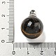 Natural Tiger Eye Perfume Bottle Pendants(G-K338-22P-07)-3