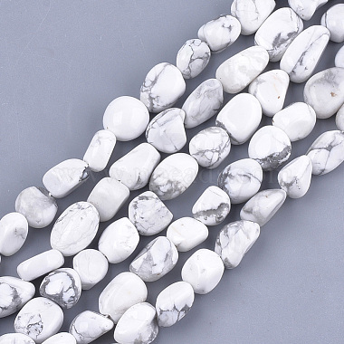 8mm Nuggets Howlite Beads