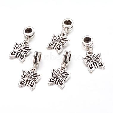 27mm Butterfly Alloy Dangle Beads